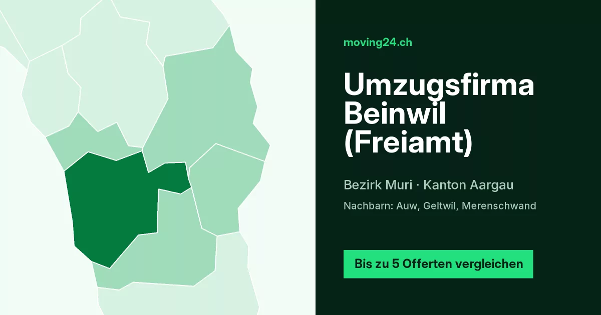 Umzugsfirma Beinwil (Freiamt)