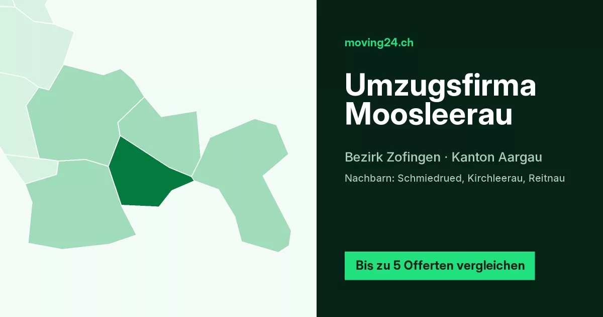 Umzugsfirma Moosleerau