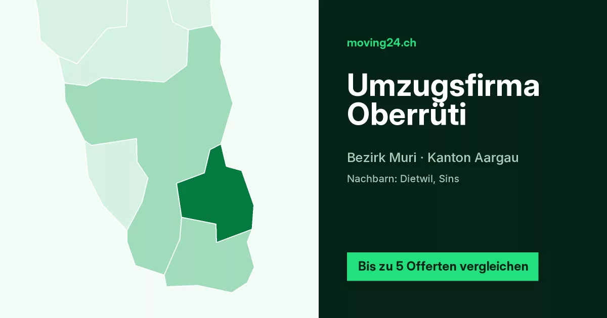 Umzugsfirma Oberr&uuml;ti