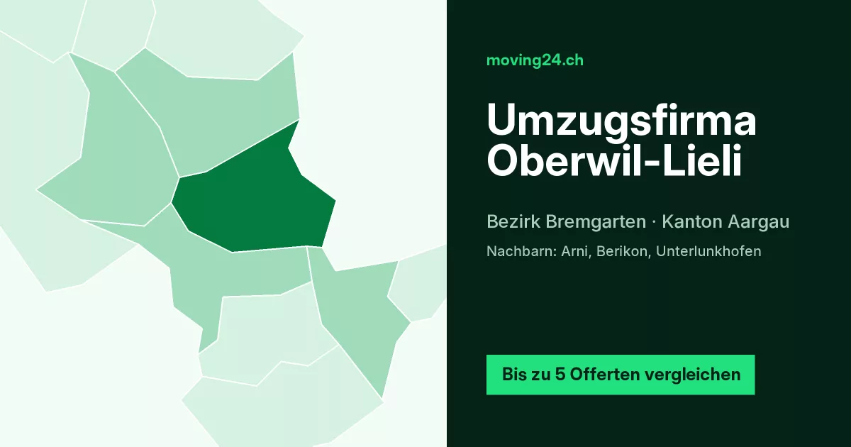 Umzugsfirma Oberwil-Lieli