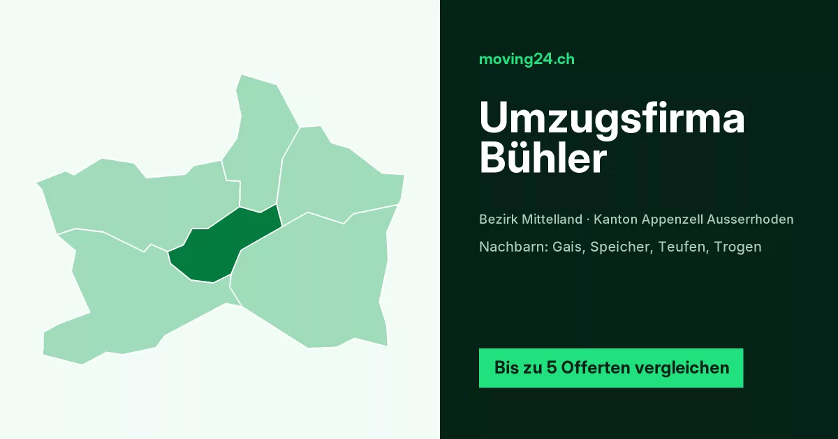 Umzugsfirma B&uuml;hler