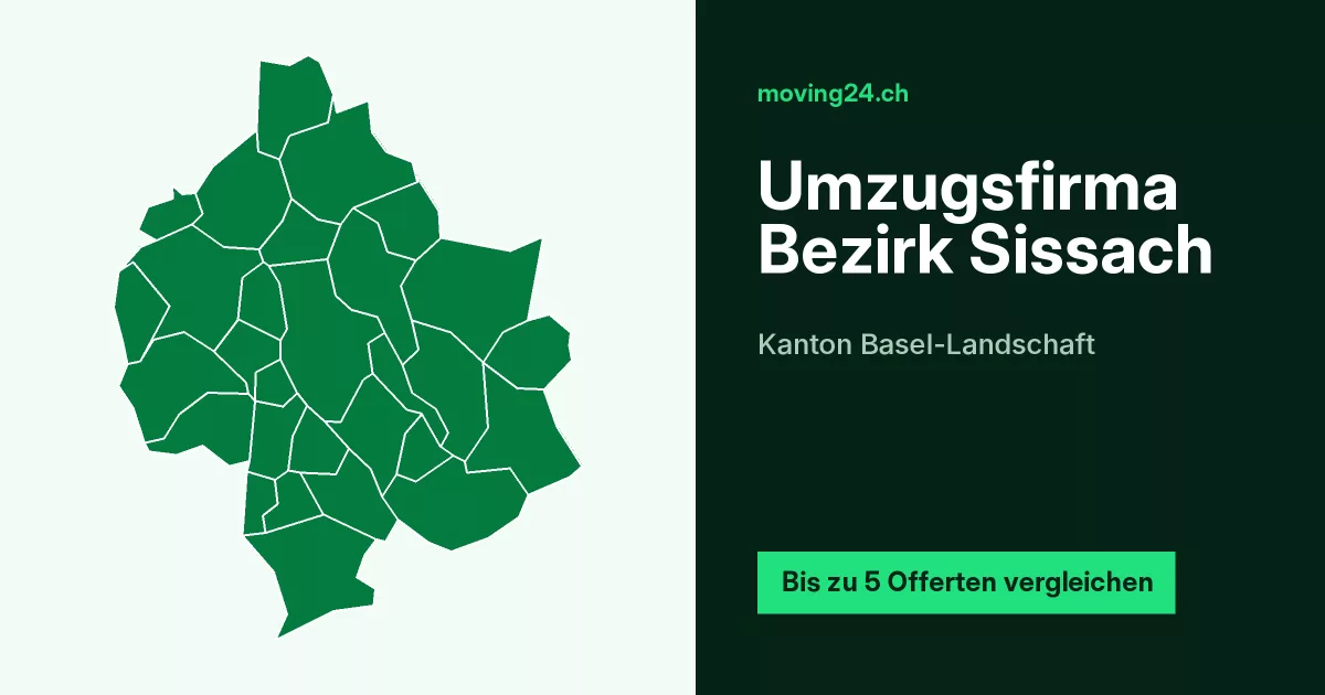 Umzugsfirma Bezirk Sissach