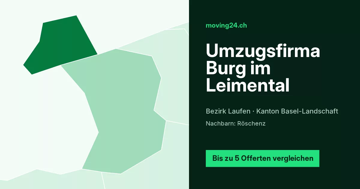 Umzugsfirma Burg im Leimental