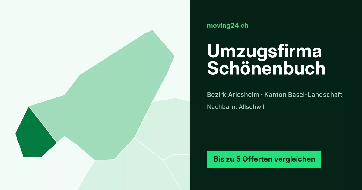 Umzugsfirma Sch&ouml;nenbuch