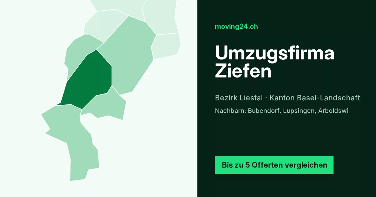 Umzugsfirma Ziefen