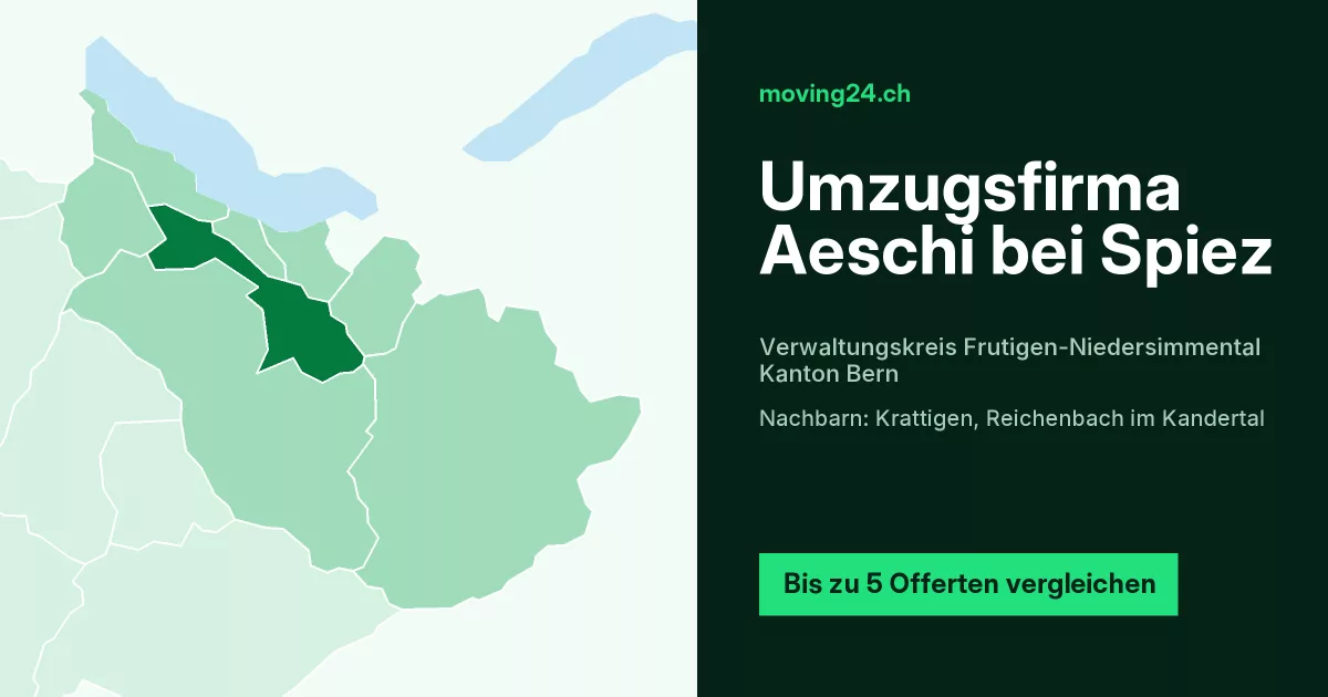 Umzugsfirma Aeschi bei Spiez