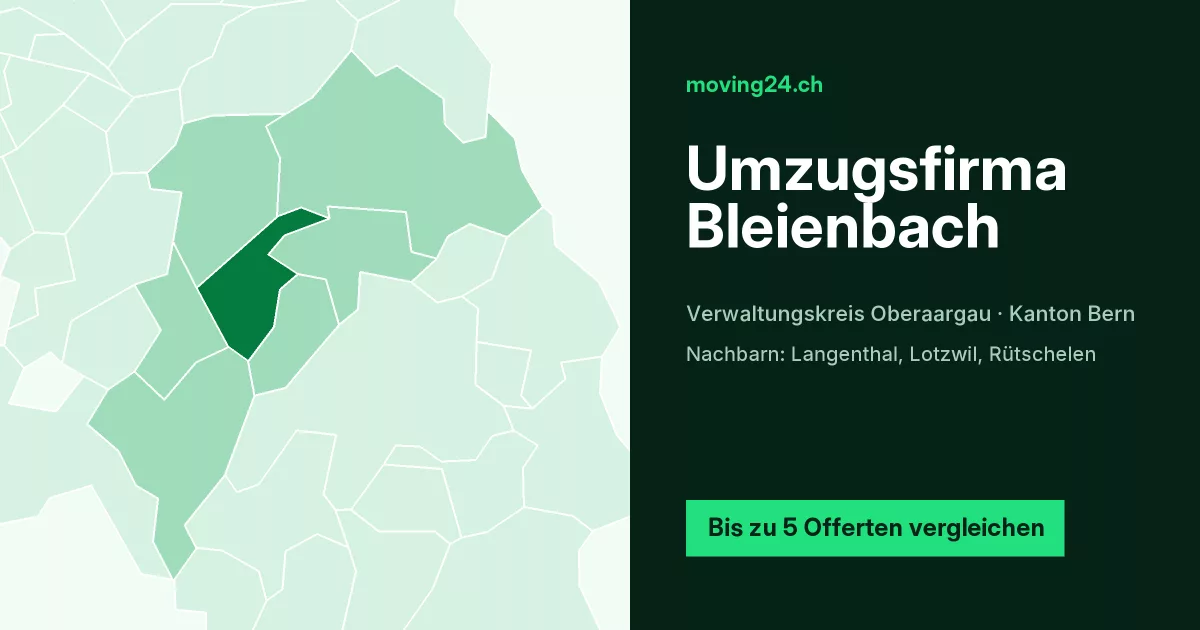 Umzugsfirma Bleienbach
