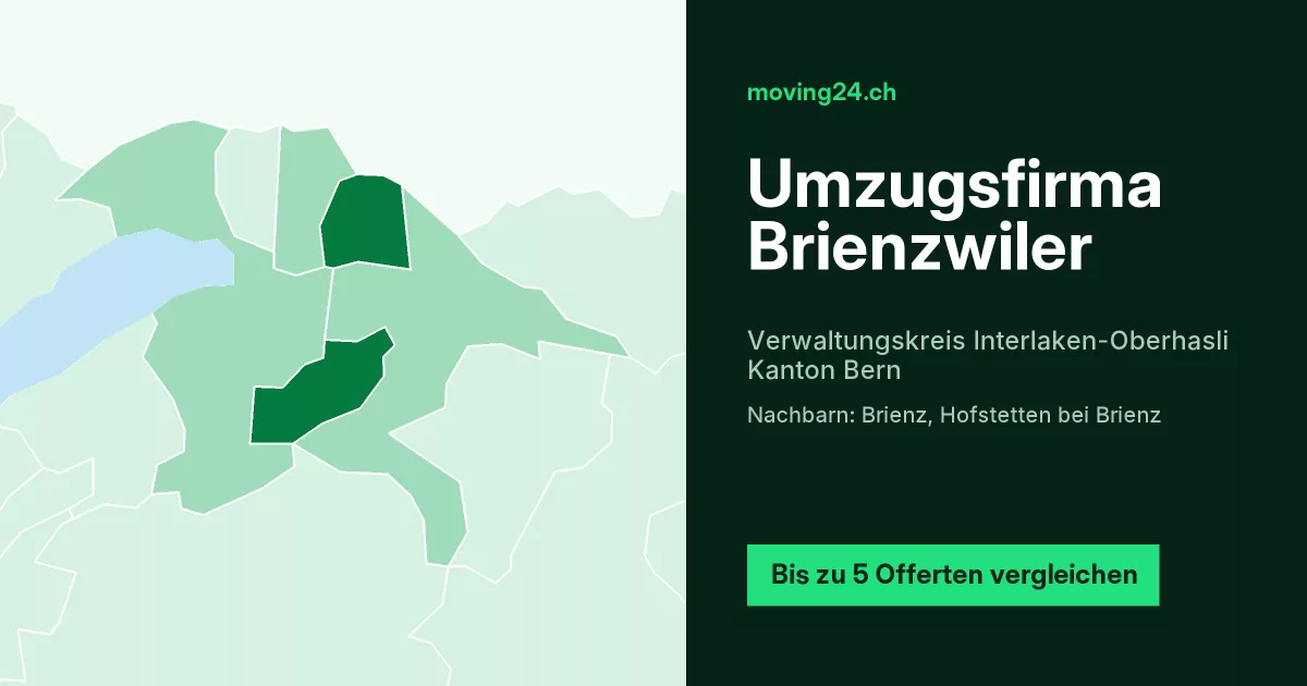 Umzugsfirma Brienzwiler