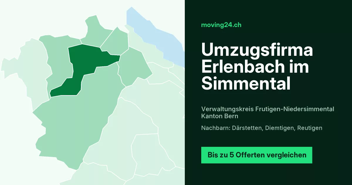 Umzugsfirma Erlenbach im Simmental
