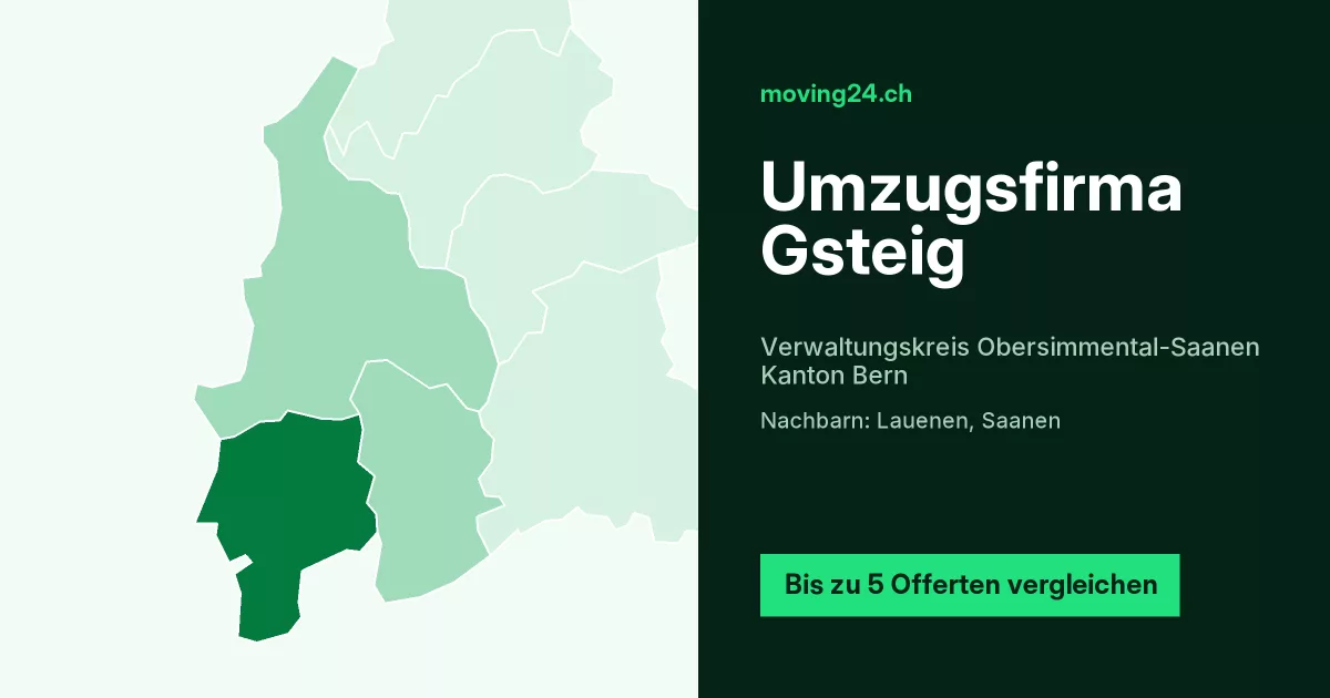Umzugsfirma Gsteig