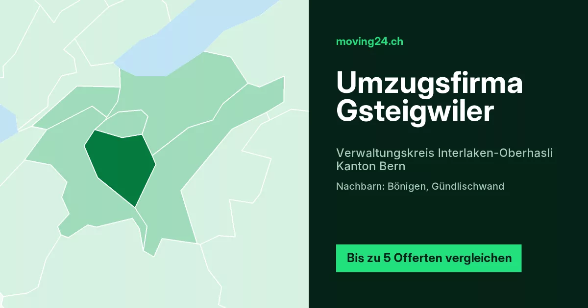 Umzugsfirma Gsteigwiler