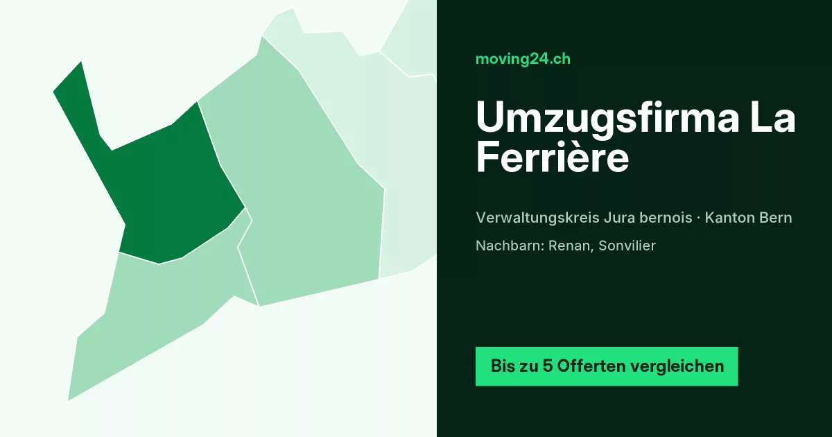 Umzugsfirma La Ferri&egrave;re