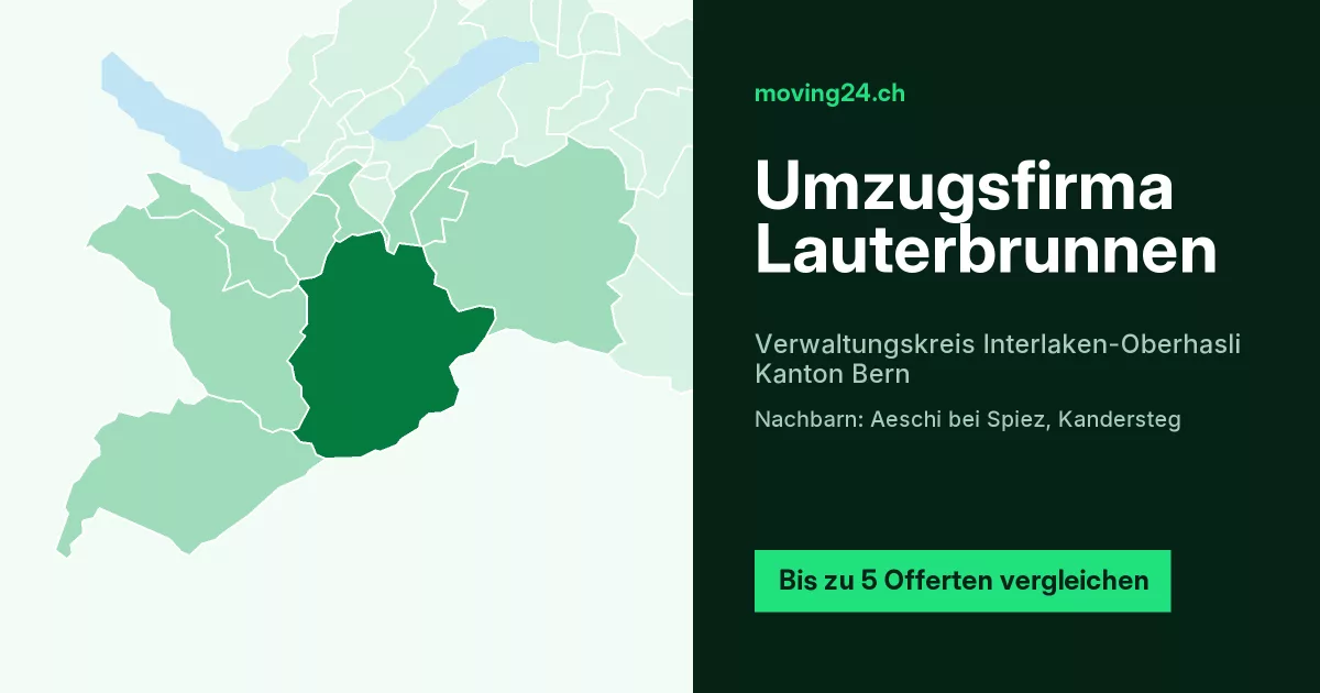 Umzugsfirma Lauterbrunnen
