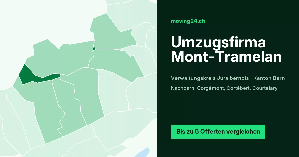 Umzugsfirma Mont-Tramelan