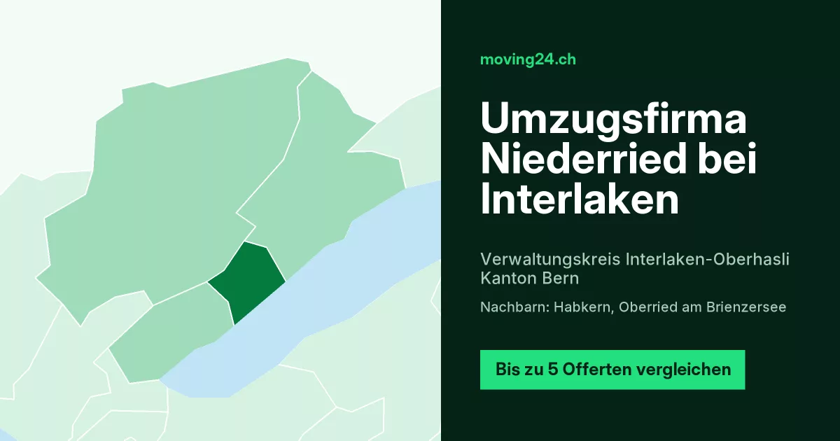 Umzugsfirma Niederried bei Interlaken