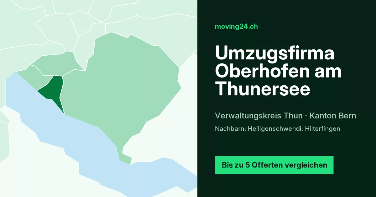 Umzugsfirma Oberhofen am Thunersee
