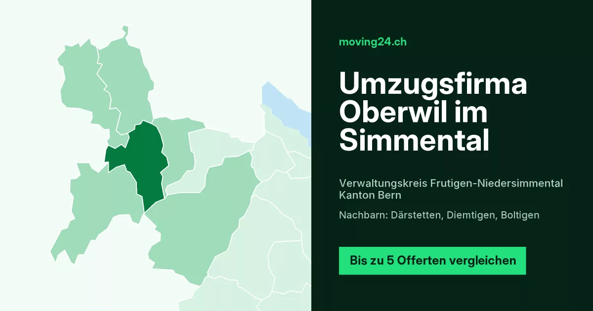 Umzugsfirma Oberwil im Simmental