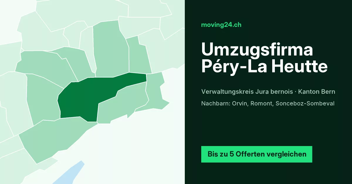 Umzugsfirma P&eacute;ry-La Heutte