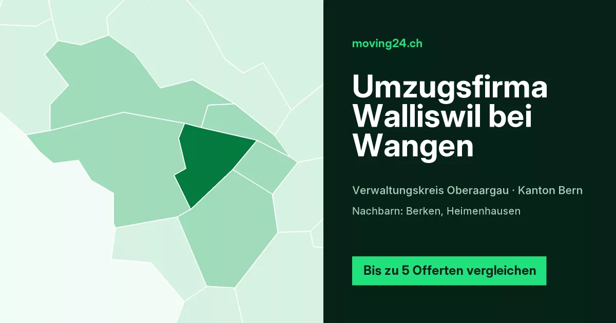 Umzugsfirma Walliswil bei Wangen