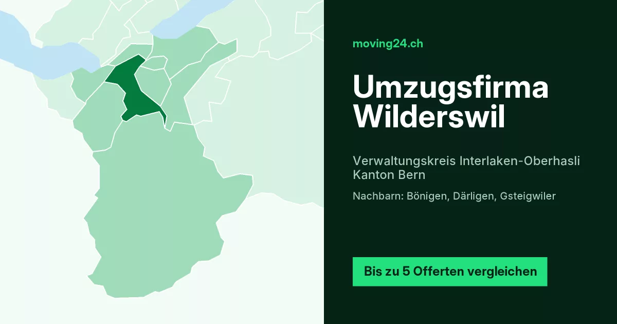 Umzugsfirma Wilderswil