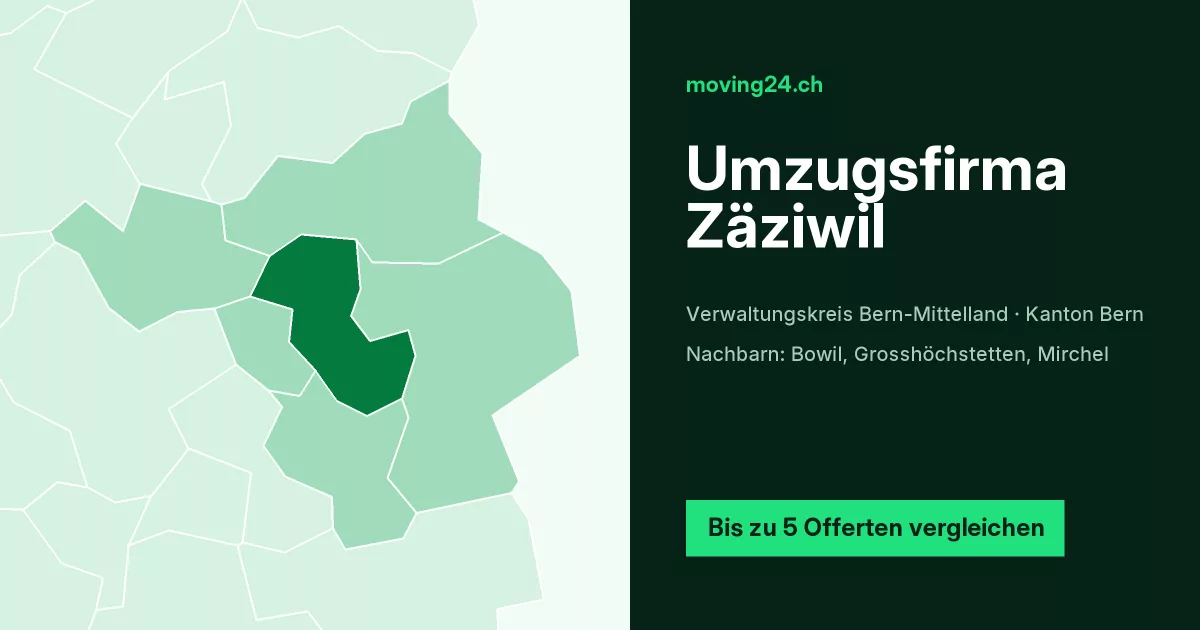 Umzugsfirma Z&auml;ziwil