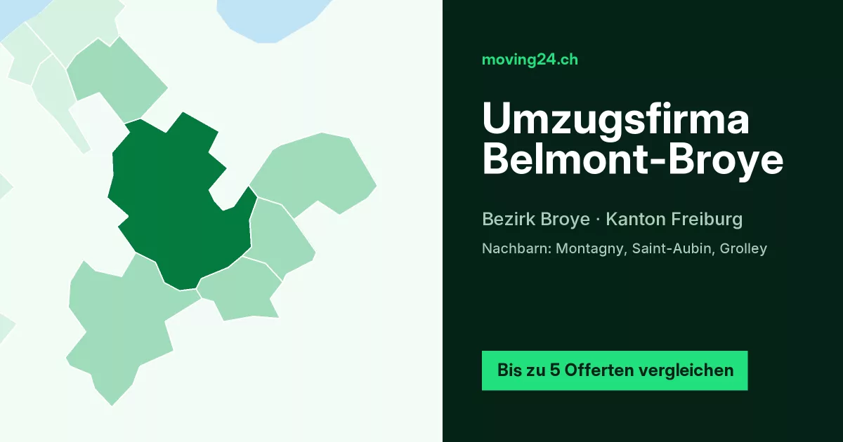 Umzugsfirma Belmont-Broye