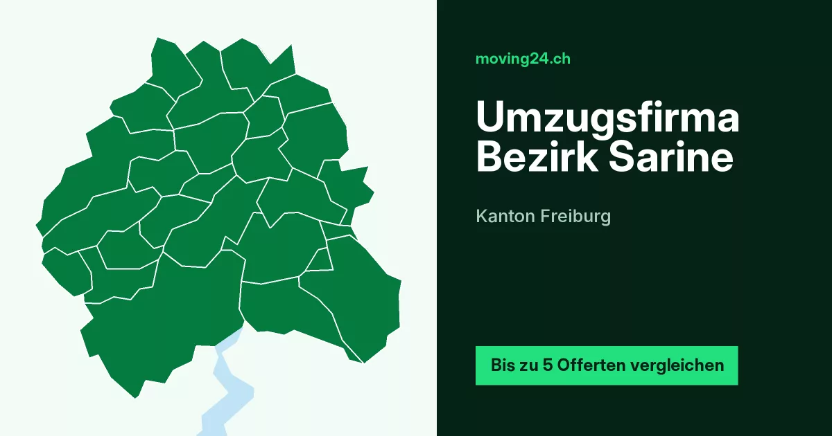 Umzugsfirma Bezirk Sarine