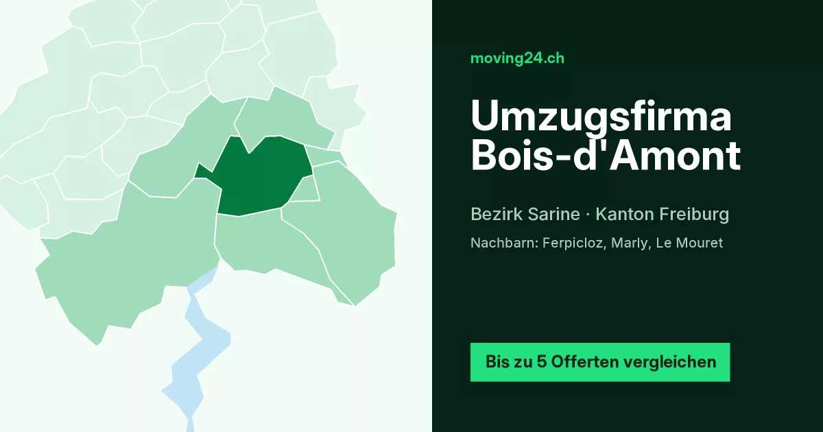 Umzugsfirma Bois-d'Amont