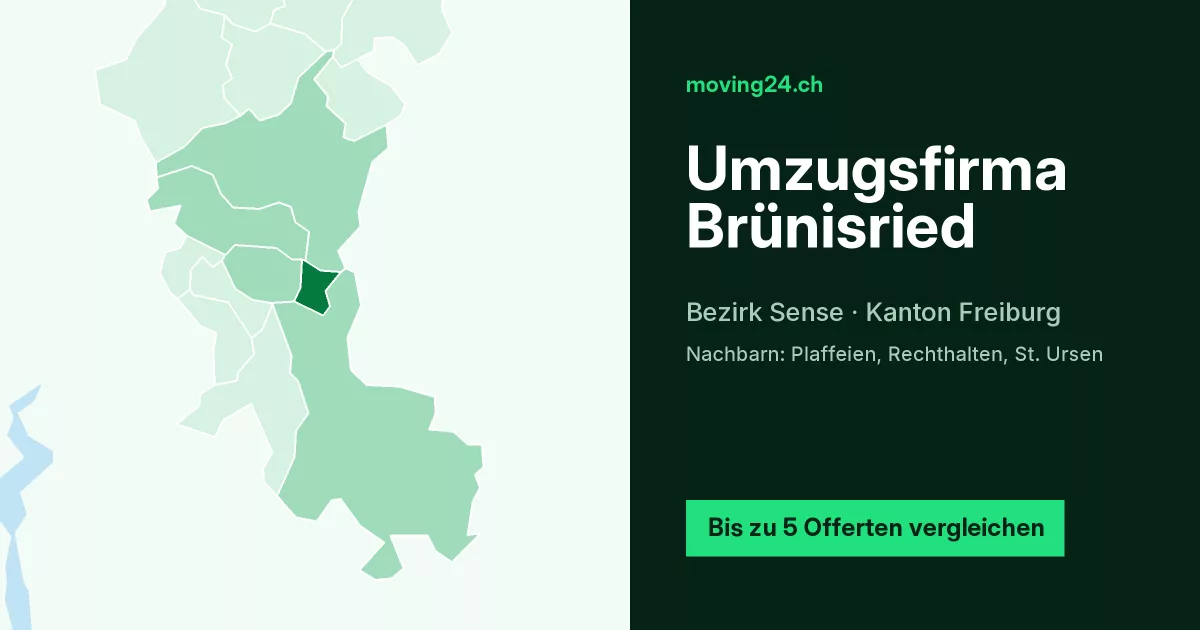 Umzugsfirma Br&uuml;nisried