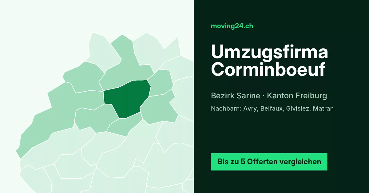 Umzugsfirma Corminboeuf
