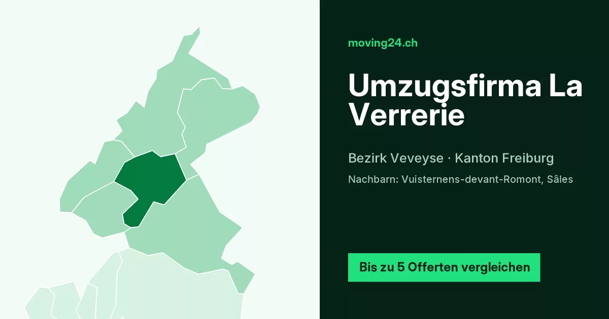 Umzugsfirma La Verrerie