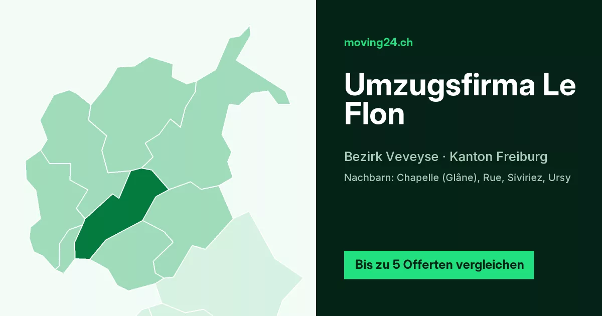 Umzugsfirma Le Flon