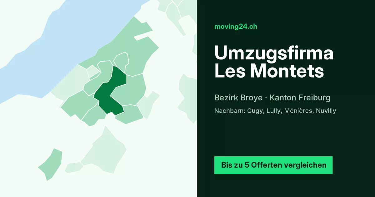 Umzugsfirma Les Montets