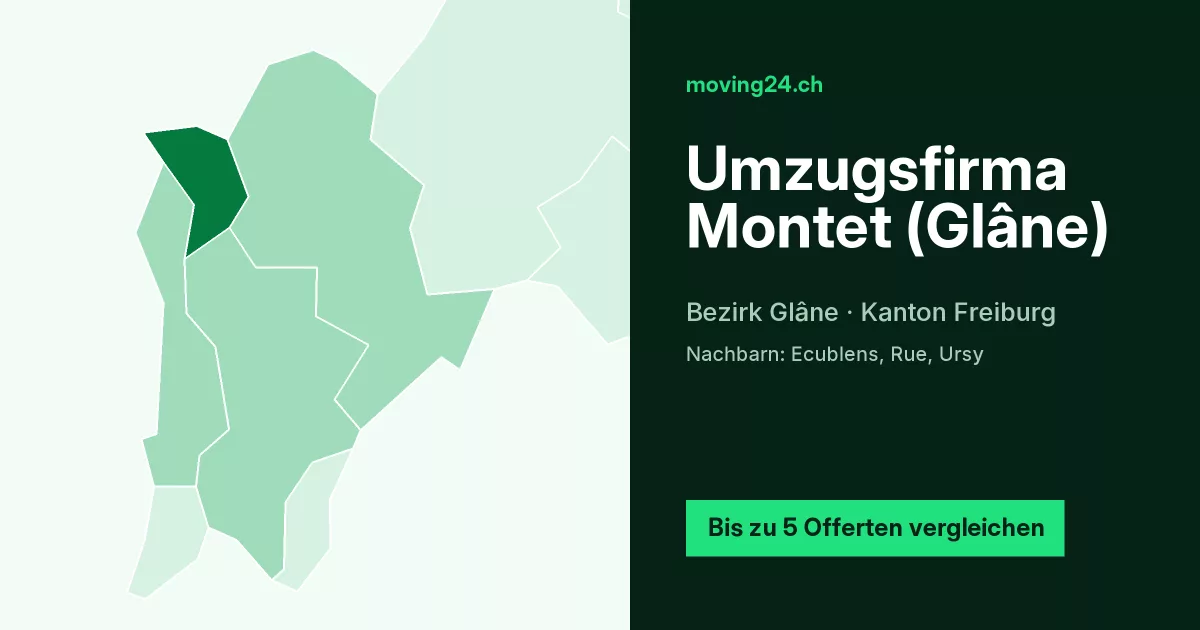 Umzugsfirma Montet (Gl&acirc;ne)