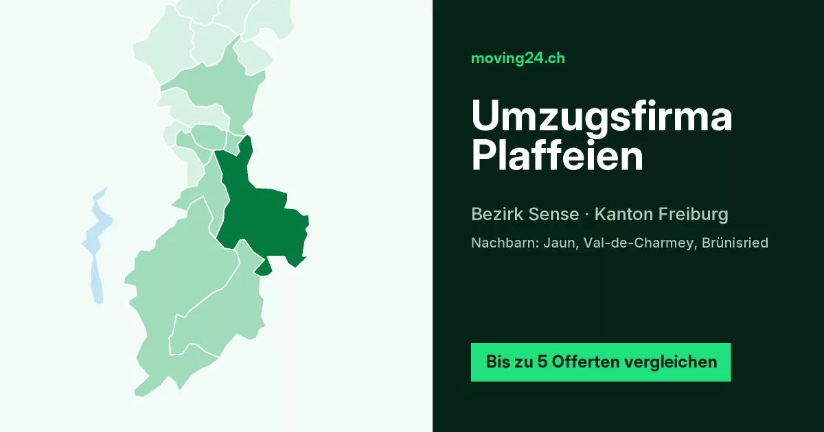 Umzugsfirma Plaffeien