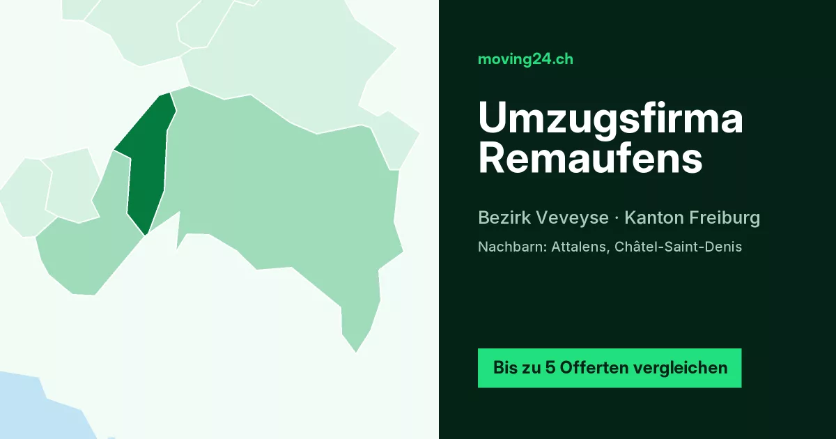 Umzugsfirma Remaufens