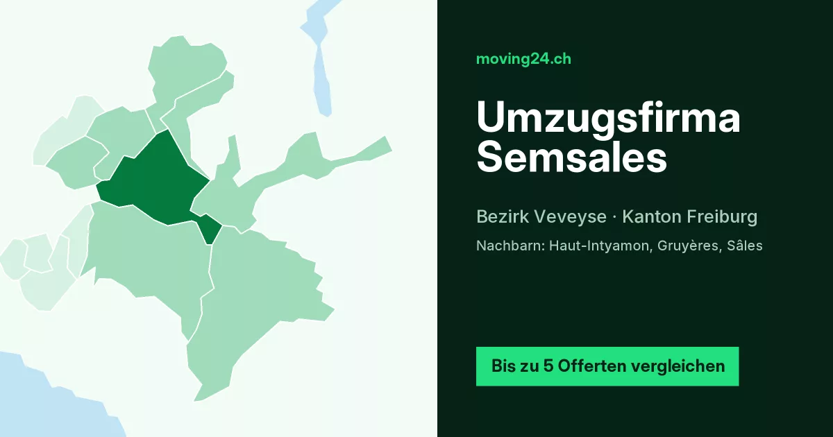Umzugsfirma Semsales