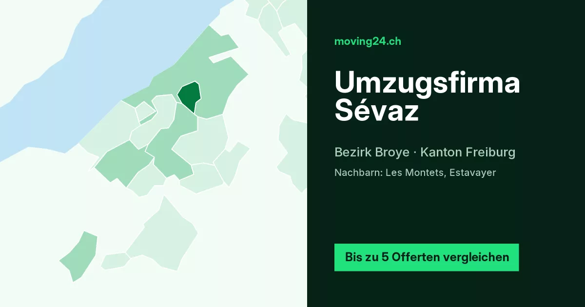 Umzugsfirma S&eacute;vaz