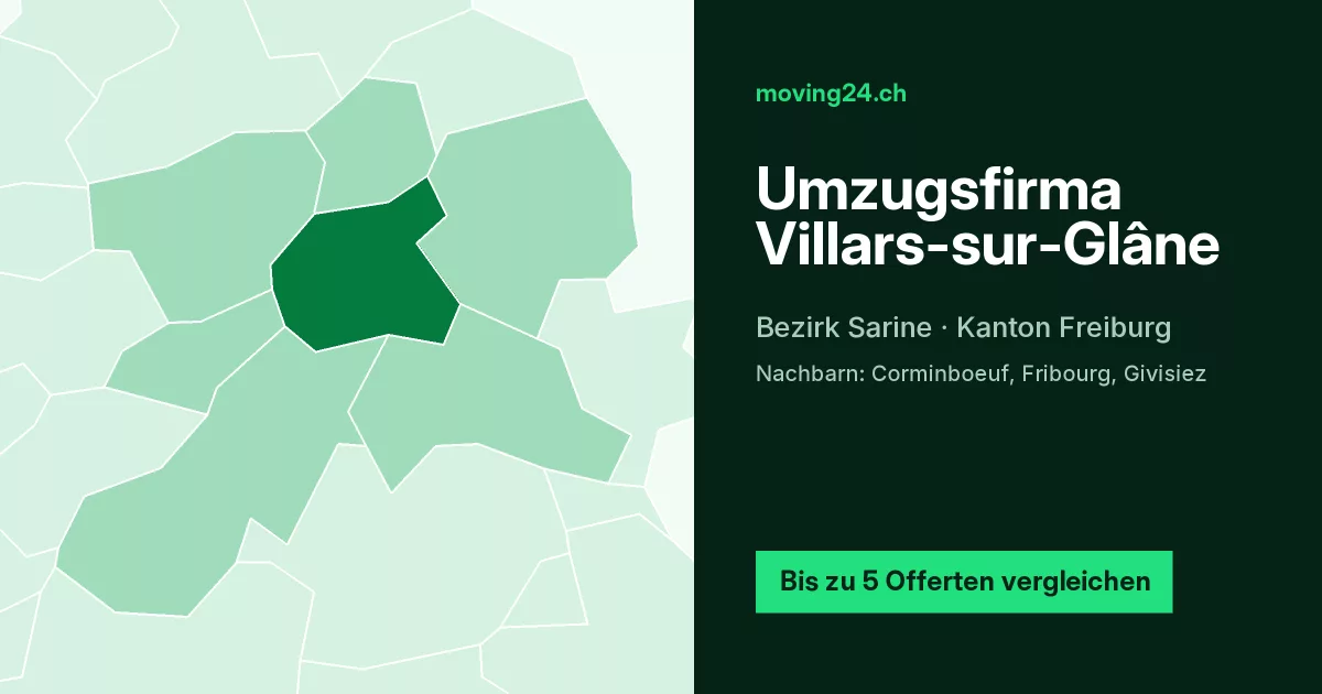 Umzugsfirma Villars-sur-Gl&acirc;ne
