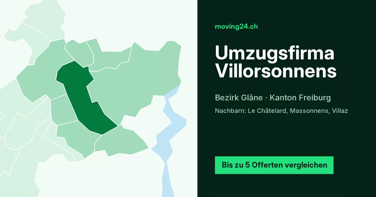 Umzugsfirma Villorsonnens