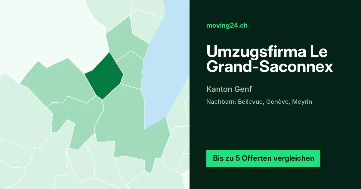 Umzugsfirma Le Grand-Saconnex