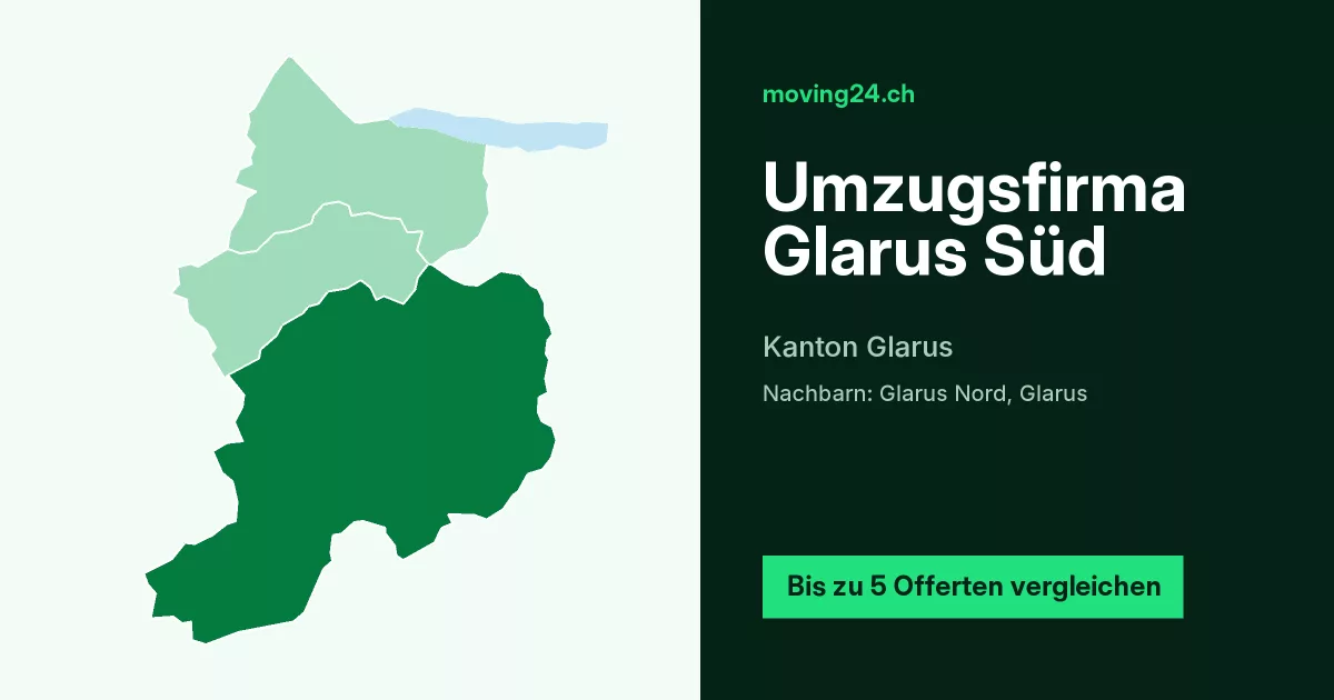 Umzugsfirma Glarus S&uuml;d