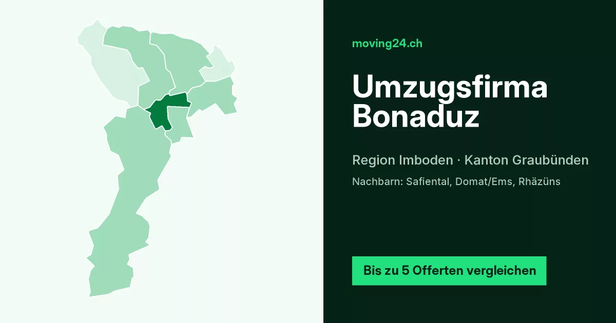Umzugsfirma Bonaduz Umzugsfirma Bonaduz