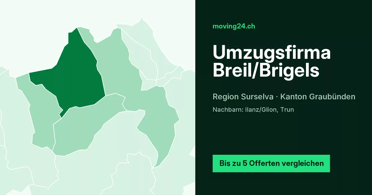 Umzugsfirma Breil/Brigels
