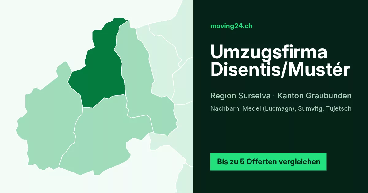 Umzugsfirma Disentis/Mustér Umzugsfirma Disentis/Mustér