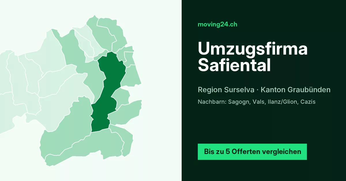 Umzugsfirma Safiental