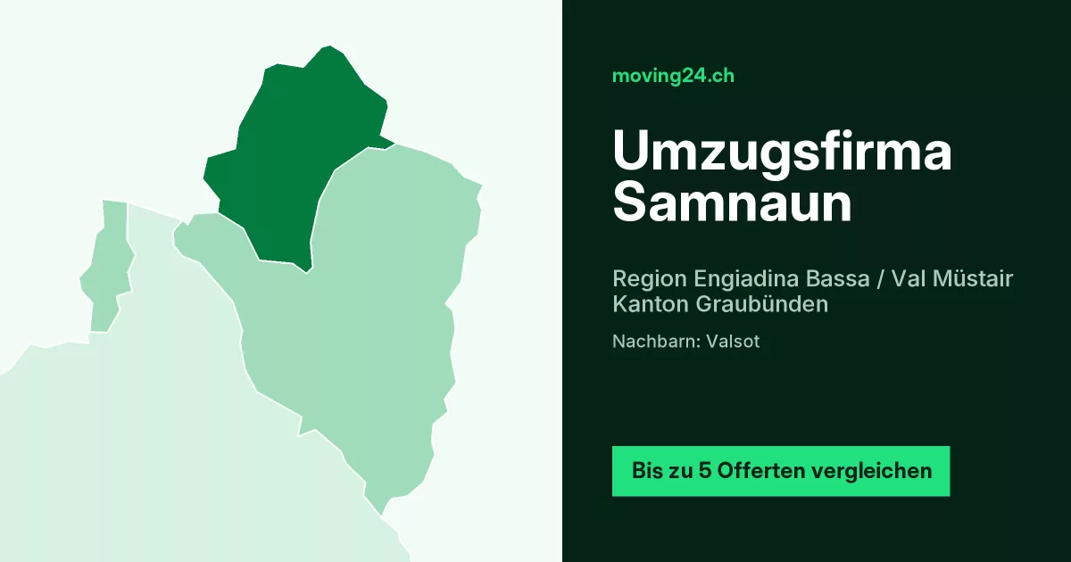 Umzugsfirma Samnaun