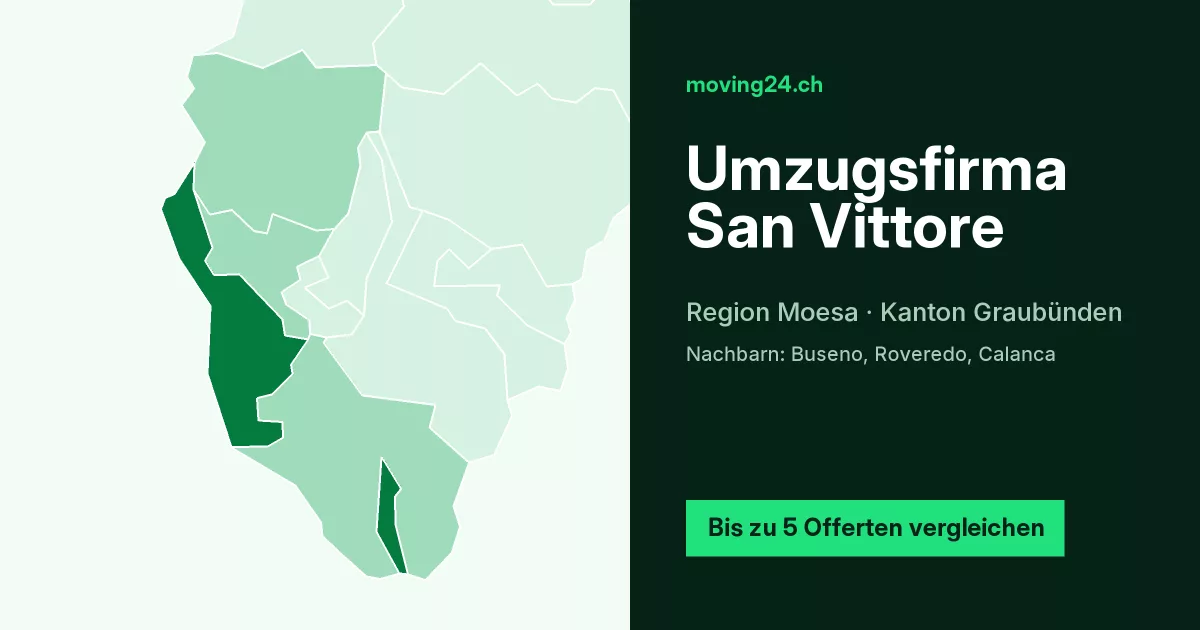 Umzugsfirma San Vittore