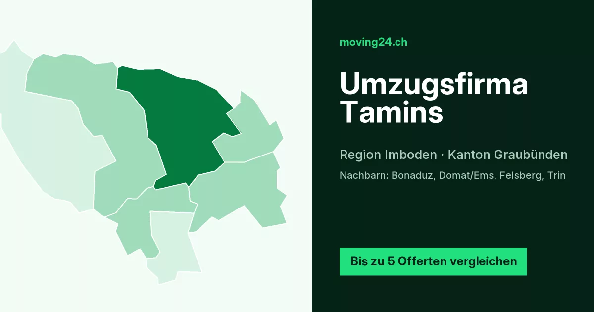 Umzugsfirma Tamins