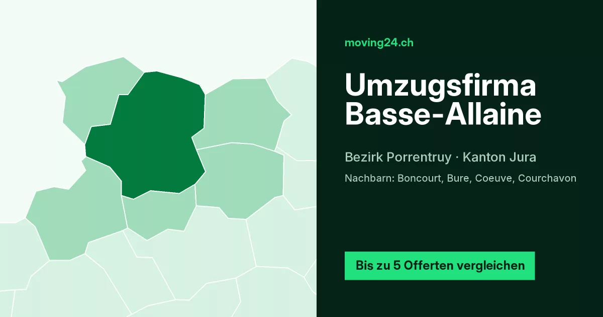 Umzugsfirma Basse-Allaine